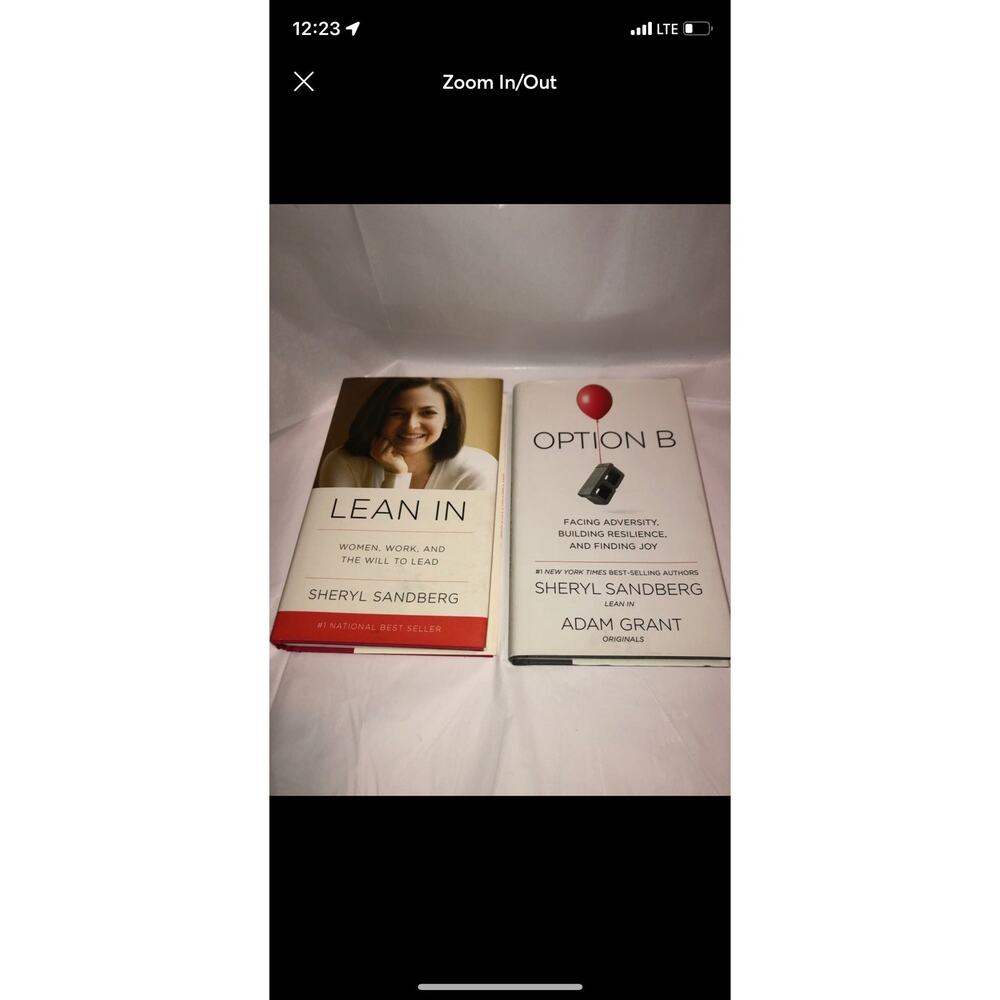 Sherly sandberg lean in and option b‎ hardcover books